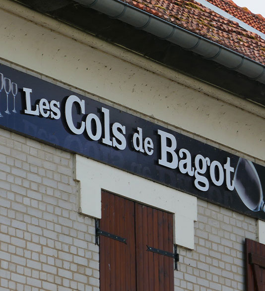 Le bar à vins Les Cols de Bagot